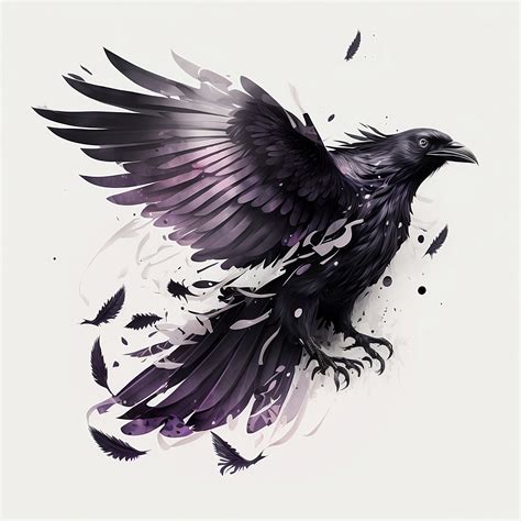 abstract raven tattoo|30 Best Raven Tattoo Ideas You Should Check